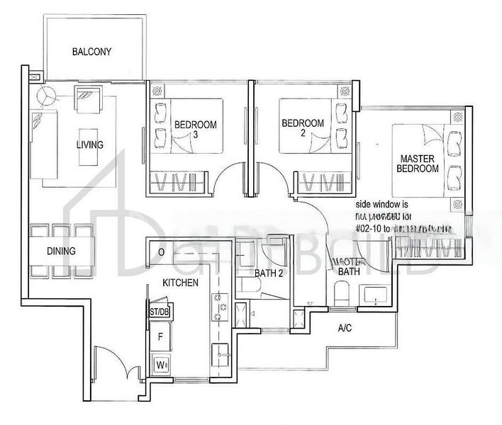 3 Bed Condo for Rent in  Blossom Residences - Image 17